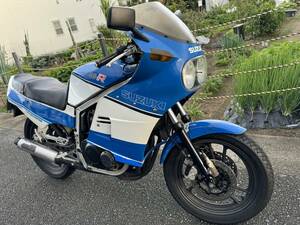 SUZUKI GSX400R GK71B 車検R7年5月 EG始動可能 レストアベース兵庫県伊丹市