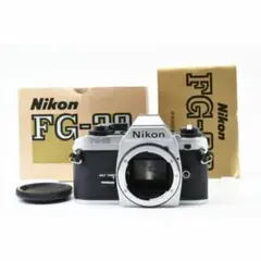 美品　NIKON FG-20 シルバー 箱 説明書付 モルト交換済 C792