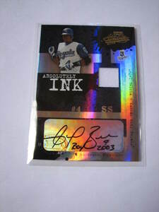 2005 Playoff Absolute Absolutely Ink-81 angel berroa 08/25