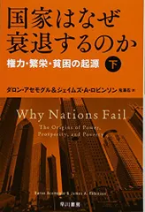 国家はなぜ衰退するのか(下):権力・繁栄・貧困の起源 (ハヤカワ文庫 NF 465)／ダロン アセモグル、ジェイムズ A