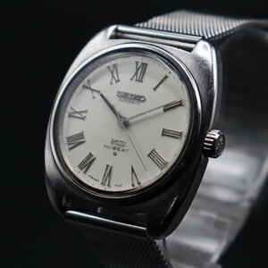 希少 SEIKO 56KS キングセイコー ハイビート 5621-7000 自動巻き ローマン文字盤 ノンデイト 1969年製造 諏訪工場 メンズ腕時計