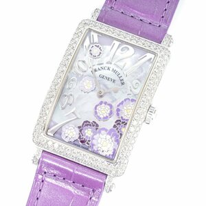 【未使用】Franck Muller/フランク ミュラー LONG ISLAND 952 QZ REL MOR D PEO VLAC SS&ダイヤモンドベゼル MOP文字盤 クォーツ #jp28390