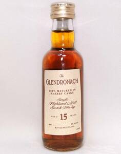 【全国送料無料】The GLENDRONACH 15years old 100% MATURED IN SHERRY CASKS Single Highland Malt Scotch Whisky【グレンドロナック】