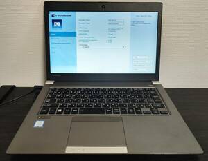 東芝 / dynabook R63 / Core i5-7200U 2.5GHz / 8GB / 現状渡し