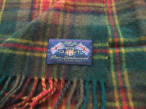 GANT MADE IN SCOTLAND PURE LAMBS WOOL マフラー スコットランド製