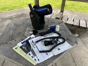 動作確認済　MEADE ミード ETX-90EC 6kg 天体望遠鏡 天体観測 アイピース オプションのオートスター付（モニター付リモコン）