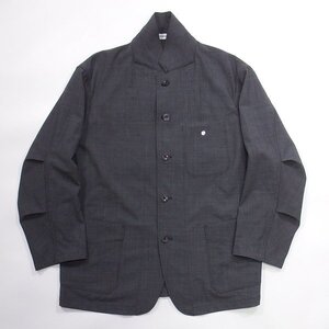 未使用品 24ss nonnative WORKER 5B JACKET P/W/Pu TROPICAL CLOTH NN-J4410 3 ノンネイティブ ワーカージャケット グレー