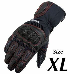 ★アウトレット処分 無限電光 hit-air Glove W8 XLサイズ ヒットエアー 本革 ウインターグローブ グローブ 透湿防水 CE規格 A60725-3