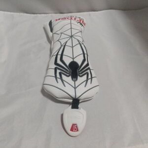 お買い得 ゴルフ ユーティリティーUT用ヘッドカバー スパイダー ホワイト