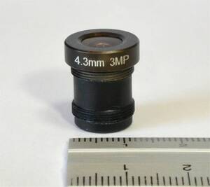 ★ Fest　M12マウント レンズ　4.3㎜　3MP　F1.8　FA産業用　動作確認　広角レンズ　M12 x 0.5　３メガピクセル　（送料185円～）　