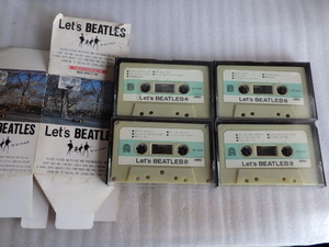 Lets　BEATLES　THE BEATLES　ビートルズ　カセットテープ　4本セット　ｚ041305