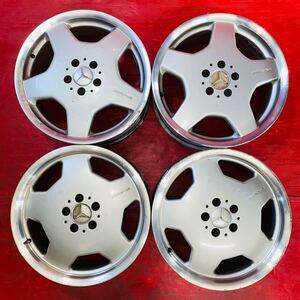 ベンツ BENZ AMG 18×8J/8.5J PCD112 H5 OFF+31/+44 傷汚れあり 4本セット