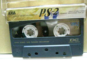 使用済み　中古　　カセットテープ　富士AXIA　PS2　 Type2　ハイポジ　64分　1本　爪あり　No347　スマートレター
