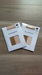 GIVENCHY ジバンシィ　ガーター式　サポートストッキング（ベージュ2足）