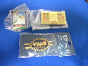 未使用　長野冬季オリンピック1998　スノーレッツ　ピンバッジ　3種セット　コダック　Kodak