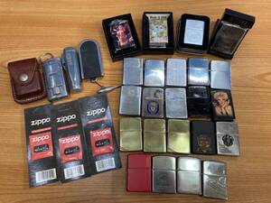 12-158/4-60 ◎ZIPPO ジッポ まとめて / ライター 喫煙グッズ 喫煙具 ヴィヴィアン ラッキーストライク D-DAYなど 柄色々