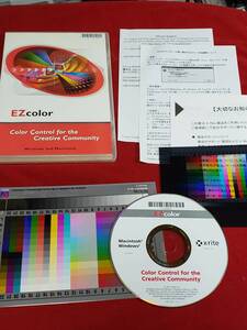 Ezcolor Windows and Macintosh Color Control for the Creative Community カラー コントロール ソフト x rite ケースにシミ汚有