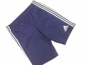 adidas アディダス ハーフ パンツ sizeM-L/紺 ■◆ ☆ eia3 メンズ