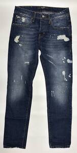 ★TAKESHY KUROSAWA（タケシクロサワ）　BRUSHED AND WASHED DEEP BLUE INDIGO（RAW DENIM） W32 L46