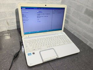 【現状品】管1B73 TOSHIBA dynabook T552/58HW PT55258HBMW CPU core i7-3630QM Bios起動OK HDD無し、メモリー4GB、バッテリー有り