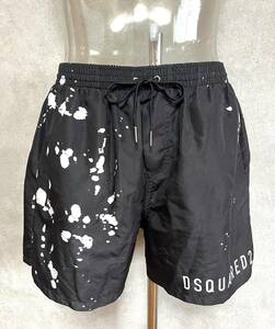 【Y904】DSQUARED2/ディースクエアード/スイムウェア/D7B544710/メンズ/水着/水陸両用/ショートパンツ/size 48/ネコポス/ゆうパケット