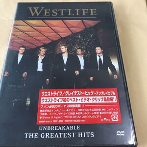 ウエストライフ【グレイテスト・ヒッツ〜アンブレイカブル】DVD 新品未開封説明参照　DVHY【送料改定】