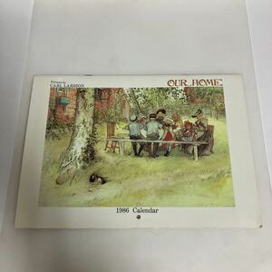 ◇送料無料◇ CARL LARSSON 1986 Calendar カレンダー ♪GM01