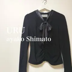 URU ayako shimato ウル アヤコシマト ボータイ　トップス　黒