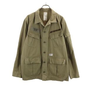 ダブルタップス ジャングルファティーグ 長袖 ミリタリーシャツ カーキグリーン WTAPS メンズ