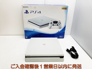 【1円】PS4 本体/外箱セット 500GB ホワイト PlayStation4 CUH-2100A 初期化済/動作確認済 FW11.02 内箱なし J01-544tc/G4