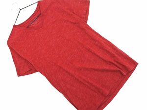BANANA REPUBLIC バナナリパブリック Vネック Tシャツ sizeS/赤 ■◆ ☆ efa3 メンズ
