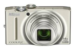 Nikon デジタルカメラ COOLPIX (クールピクス) S8200 プラチナシルバー S82(中古品)