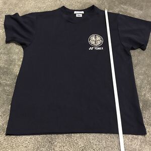 W2透ま ヨネックス　半袖Tシャツ　Sサイズ表示 バックプリント　YONEX Tシャツ　日本製