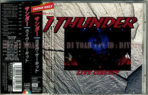 国内盤 ライブ盤 BRITISH HARD ROCK ☆ THUNDER / LIVE CIRCUIT ☆ サンダー / ライヴ・サーキット (TOCP-8635) ブリティッシュ・ハード