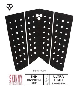 送料無料（一部除く）Gorilla Skinny(スキニー） Fish デッキパッド black