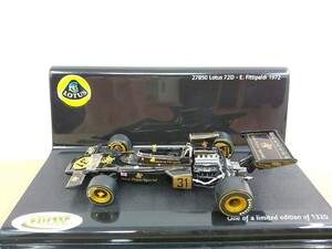 ■ VITTESSEビテス 1/43 27850 Lotus 72D - E.Fittipaldi 1972 ロータス エマーソン・フィッティパルディ F1レーシングミニカー