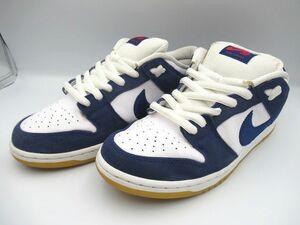 ☆NIKE SB DUNK LOW PRO PRM ナイキ SBダンクロー ロサンゼルス ドジャース DO9395-400 26.5cm メンズ スニーカー 中古☆