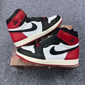 新品 27.5cm Nike Air Jordan 1 Retro High OG Black Toe Reimagined DZ5485-106 エアジョーダン1 ハイ OG ブラックトゥリイマジンド