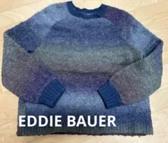 【Eddie Bauer 】グラデーション長袖セーター PM