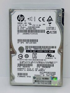 【ジャンク】 HP EG0300FBDBR 300GB 10K SAS 2.5インチ　◆L1403