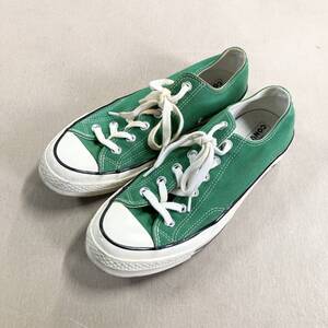 ★ CONVERSE コンバース スニーカー チャックテイラー CT70 オールスター ローカット グリーン UK7.5 26cm メンズ 0.82kg