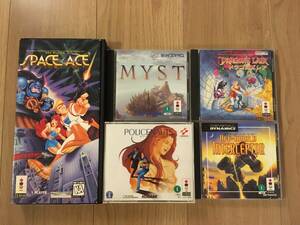 送料無料 3DO 纏め売り まとめ セット SPACE ACE ドラゴンズレア MYST ポリスノーツ オフワールドインターセプター