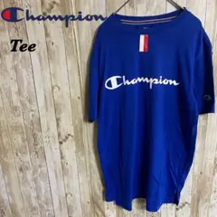 【E85】Championチャンピオン ビッグプリント刺繍ロゴTee