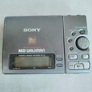 な020 SONY MD WALKMAN MZ-R3 MDウォークマン MDレコーダー ポータブルプレーヤー ソニー 本体 