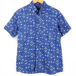 ■忖度 SONTAKU ソンタク × SHIPS シップス 別注 / BANDANA B.D SHIRT / 日本製 / メンズ / バンダナ柄 ボタンダウンシャツ size M