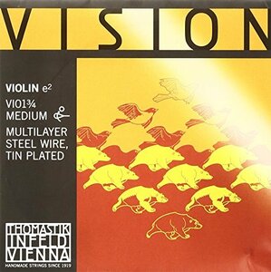 THOMASTIK Vision ヴィジョン バイオリン弦 E線 スズメッキ VI01 3/4
