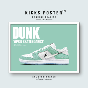 ダンクロー エイプリルスケートボード Dunk Low APRIL SKATEBOARDS スニーカーポスターDUNK-344