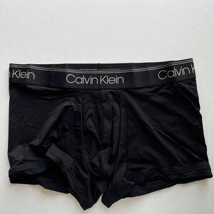 Calvin klein カルバンクライン メンズローライズボクサー M(S) ブラック　黒　ナイロンストレッチ　メンズパンツ ローライズボクサー