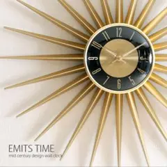 未使用！Emits Time エミッツタイム　サンバーストクロック ウォール