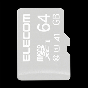 【ゆうパケット対応】ELECOM エレコム microSDXCメモリーカード MF-TM064GU11IKA 64GB [管理:1000014455]